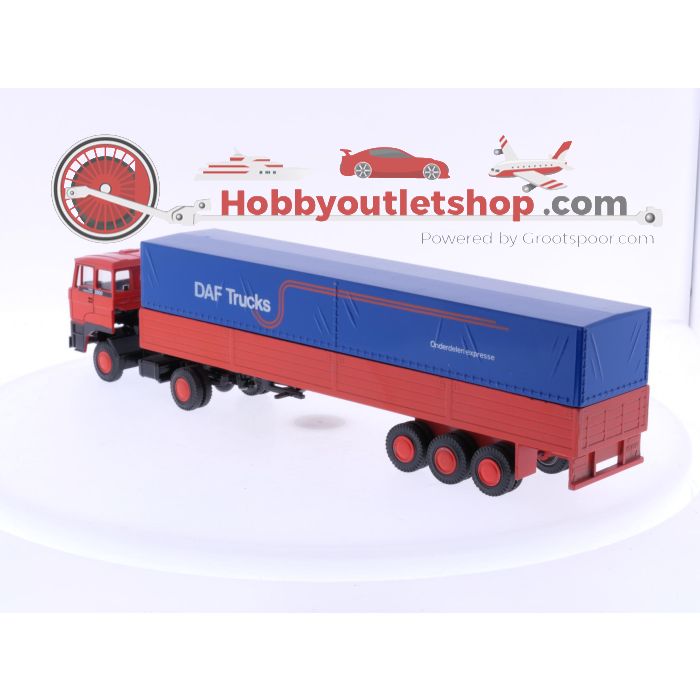  Schaal 1:50 DAF 2800 Lion Car Nr. 58-70 trekker met oplegger. #6112