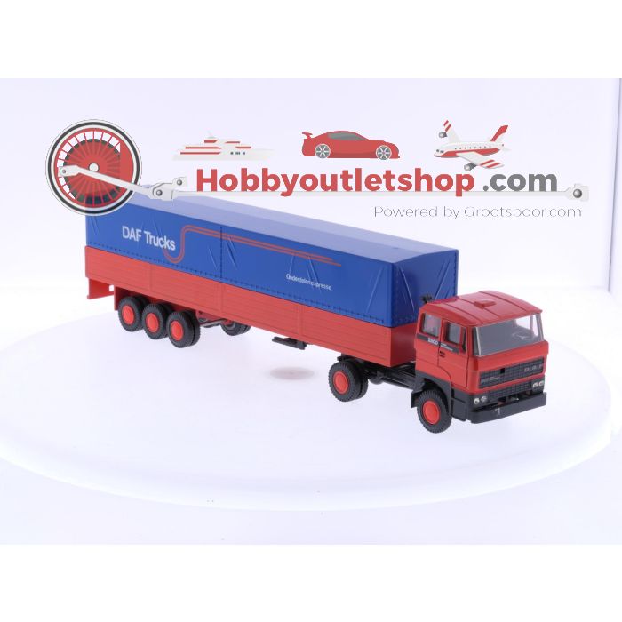 Schaal 1:50 DAF 2800 Lion Car Nr. 58-70 trekker met oplegger. #6112