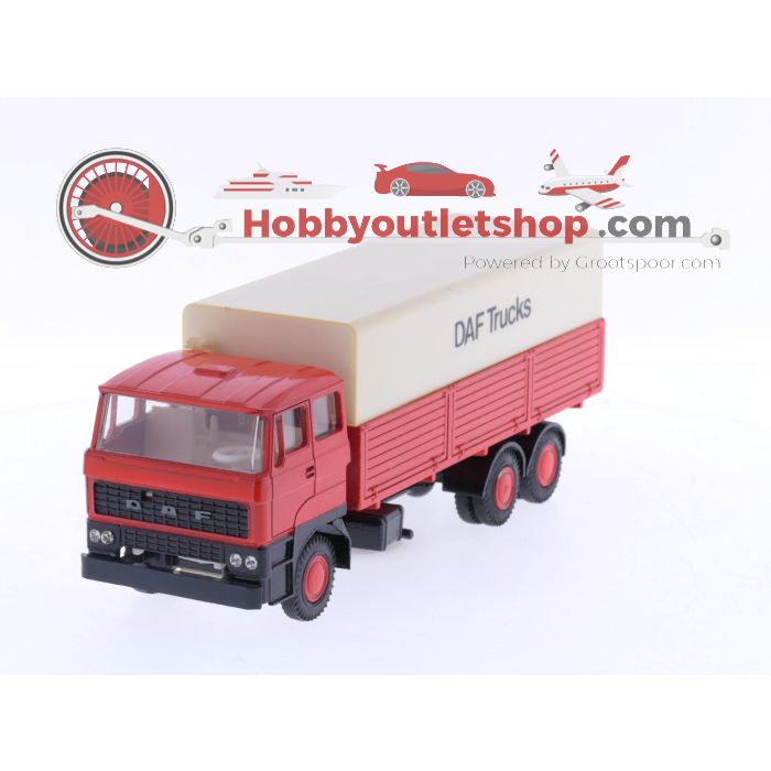  Schaal 1:50 Lion Car Nr.64 Daf 2800 vrachtauto met aanhang-wagen. #6115