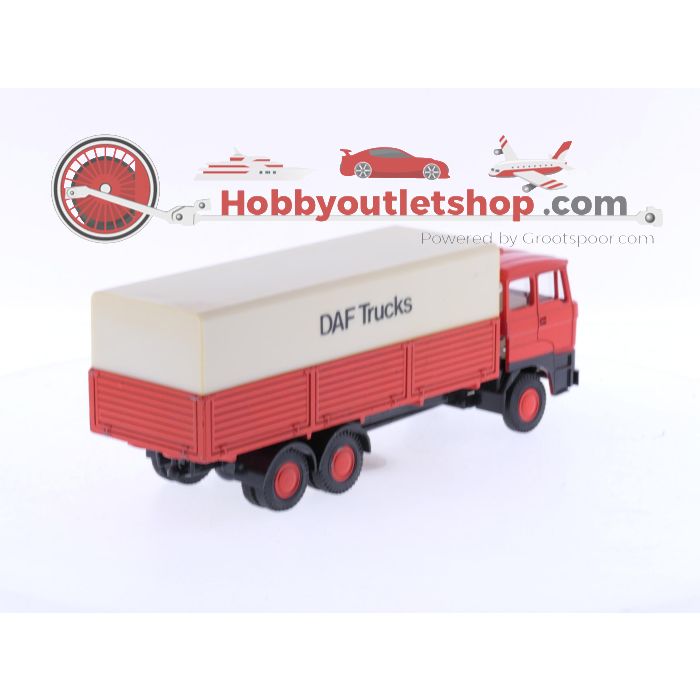  Schaal 1:50 Lion Car Nr.64 Daf 2800 vrachtauto met aanhang-wagen. #6115