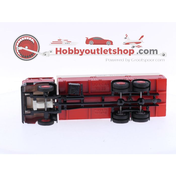  Schaal 1:50 Lion Car Nr.64 Daf 2800 vrachtauto met aanhang-wagen. #6115
