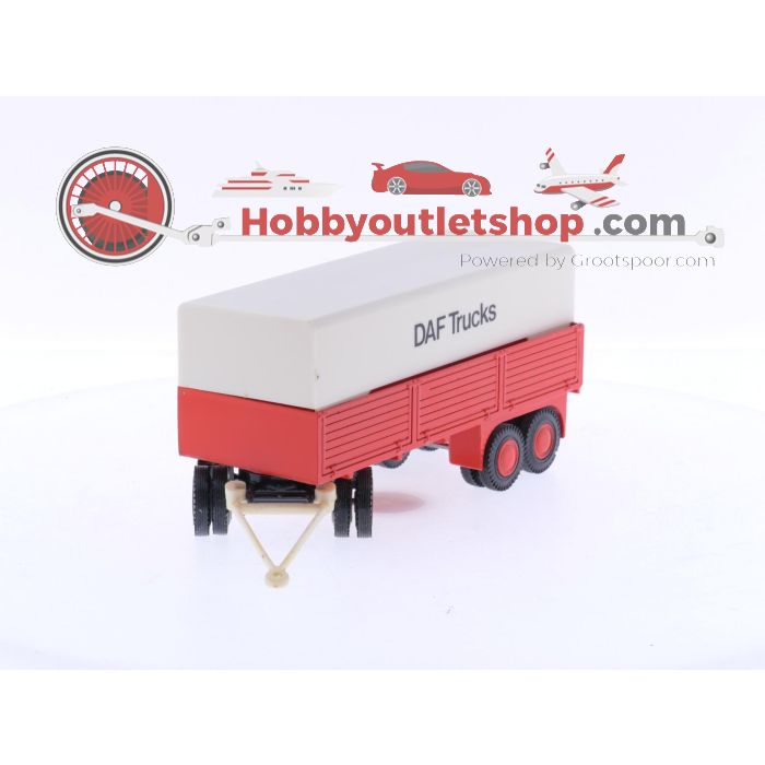  Schaal 1:50 Lion Car Nr.64 Daf 2800 vrachtauto met aanhang-wagen. #6115