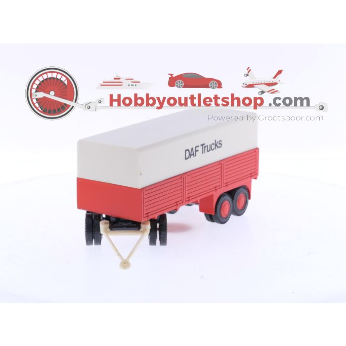  Schaal 1:50 Lion Car Nr.64 Daf 2800 vrachtauto met aanhang-wagen. #6115