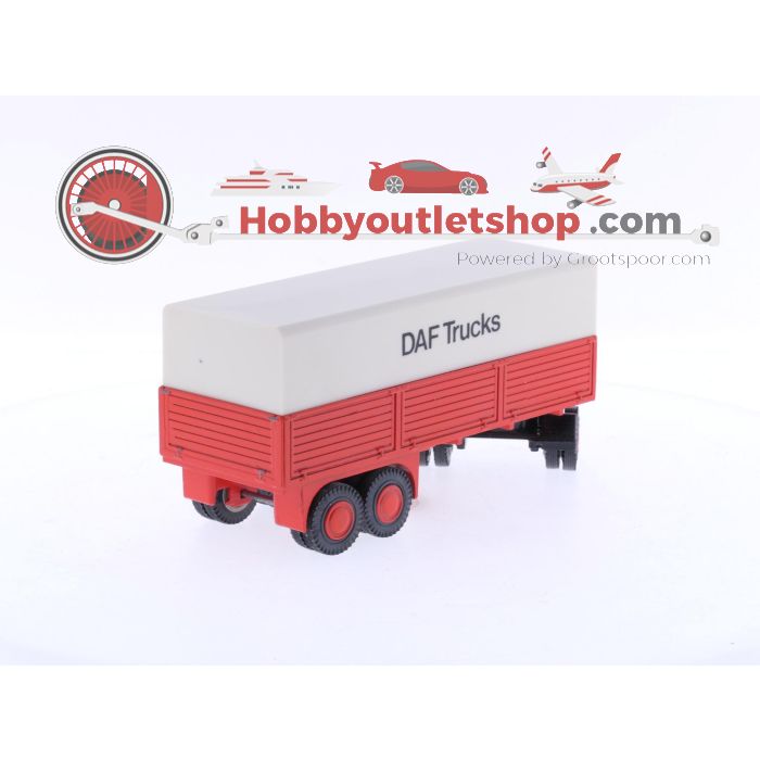  Schaal 1:50 Lion Car Nr.64 Daf 2800 vrachtauto met aanhang-wagen. #6115