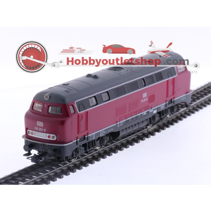 Schaal H0 Mehano 3932 diesel locomotief BR 216 van de DB #5916