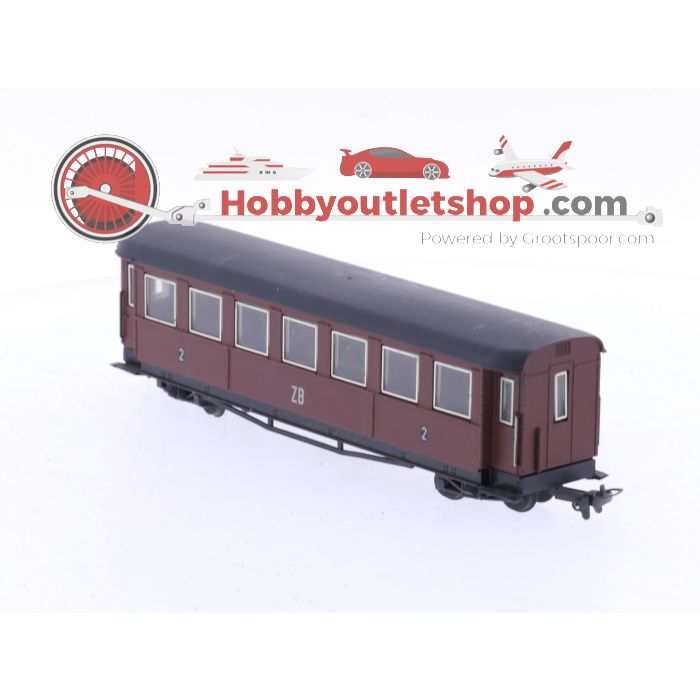 Schaal H0e Liliput 714 & 715 set van 3 personenrijtuigen 2 x Bi/s 22 & 1 x 4-assige van de Zillertalbahn OBB #5933