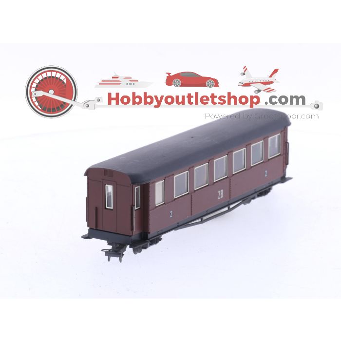 Schaal H0e Liliput 714 & 715 set van 3 personenrijtuigen 2 x Bi/s 22 & 1 x 4-assige van de Zillertalbahn OBB #5933