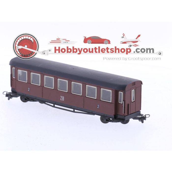 Schaal H0e Liliput 714 & 715 set van 3 personenrijtuigen 2 x Bi/s 22 & 1 x 4-assige van de Zillertalbahn OBB #5933