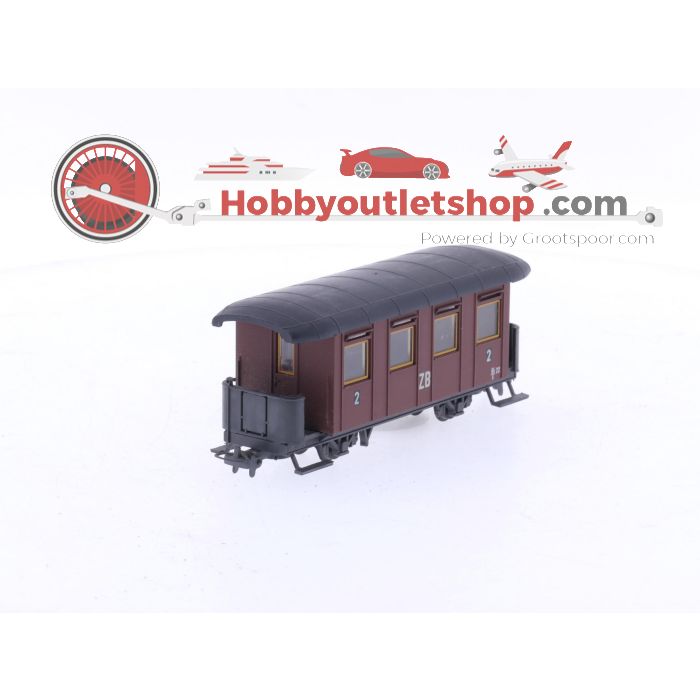 Schaal H0e Liliput 714 & 715 set van 3 personenrijtuigen 2 x Bi/s 22 & 1 x 4-assige van de Zillertalbahn OBB #5933