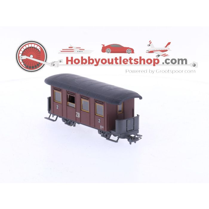 Schaal H0e Liliput 714 & 715 set van 3 personenrijtuigen 2 x Bi/s 22 & 1 x 4-assige van de Zillertalbahn OBB #5933