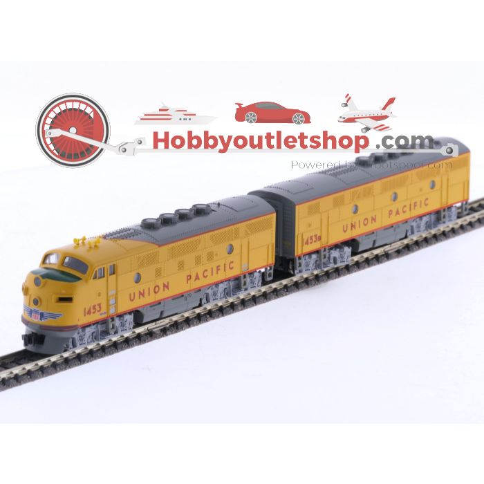 Schaal N Kato 106-0305 diesellocomotief set F3 A+B 1453+1453B EMD van de UP #5943