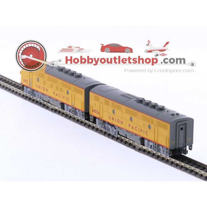 Schaal N Kato 106-0305 diesellocomotief set F3 A+B 1453+1453B EMD van de UP #5943
