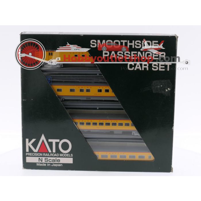 Schaal N Kato #106-1002 set van 4 gladde personenwagens van de UP #5944 - sku: 20240910122107 - Gebraucht - Wie Neu - Bild 22