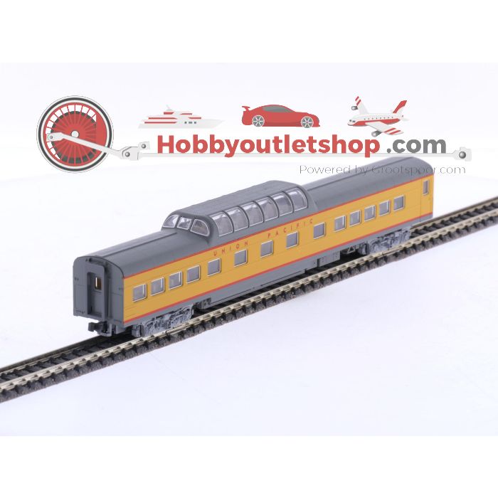 Schaal N Kato #106-024 set van 4 gladde personenwagens van de UP #5945