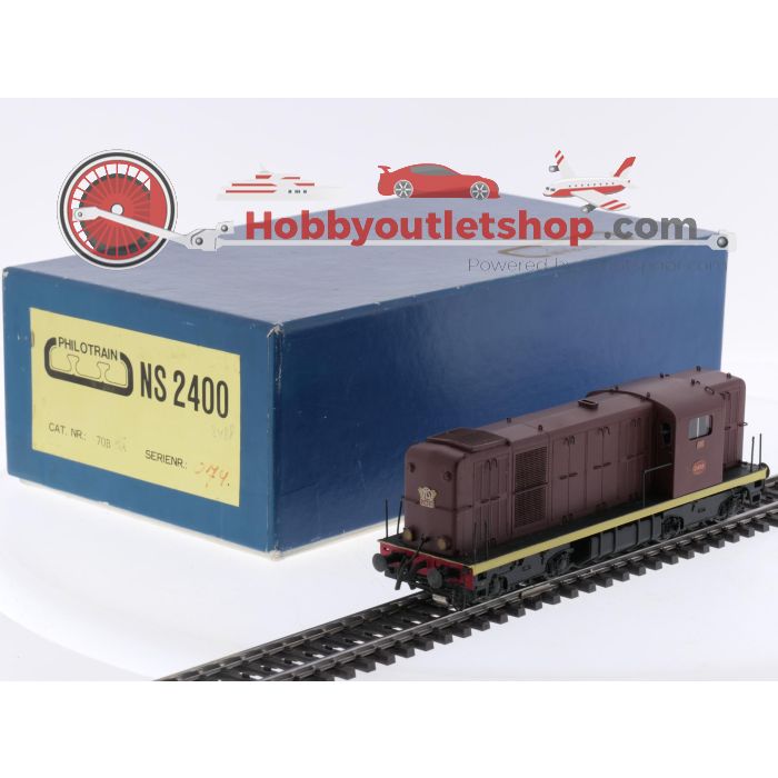 Schaal H0 Philotrain 70B diesellocomotief 2400 van de NS #P190 - sku: 20240913102854 - Gebraucht - Wie Neu - Bild 12