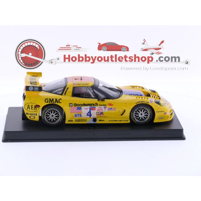 Schaal 1:32 Fly Car Model A125L Chevrolet Corvette C5r Petit Le Mans 2001 #6236