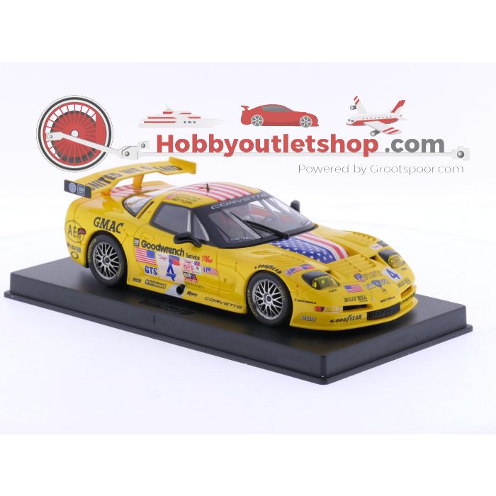 Schaal 1:32 Fly Car Model A125L Chevrolet Corvette C5r Petit Le Mans 2001 #6236