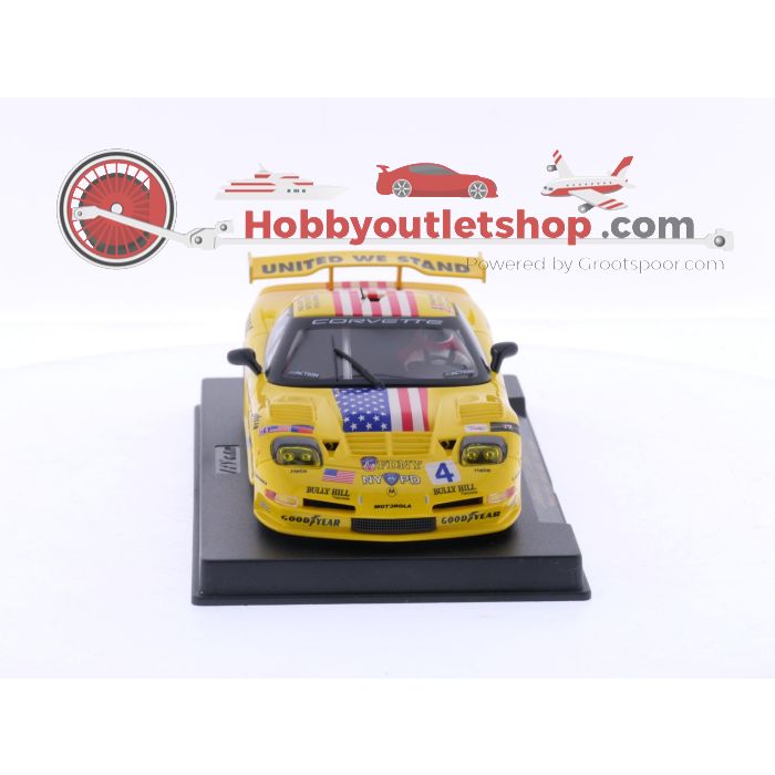Schaal 1:32 Fly Car Model A125L Chevrolet Corvette C5r Petit Le Mans 2001 #6236