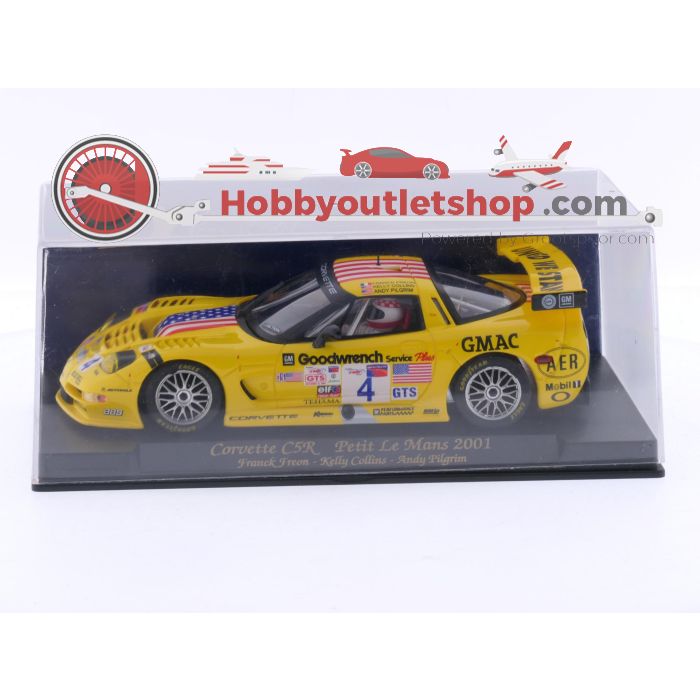 Schaal 1:32 Fly Car Model A125L Chevrolet Corvette C5r Petit Le Mans 2001 #6236