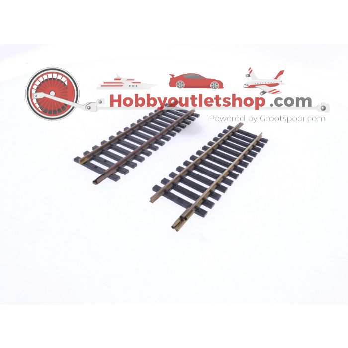 Schaal H0 Fleischmann 6002 rechte rails 102 mm 20st. #5972