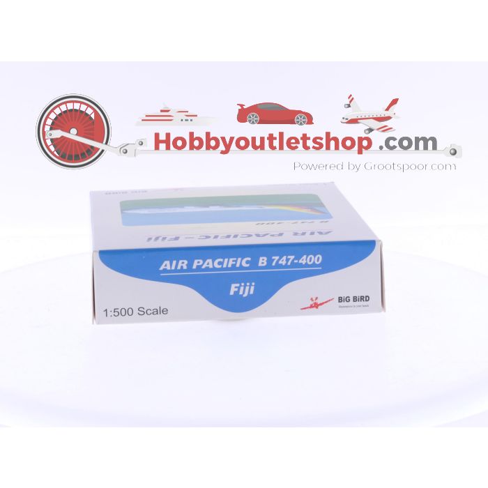 Schaal 1:500 Big Bird 5-2003-27 Air Pacific - Boeing 747-400 Reg.Nr. 9V-SMD #6272