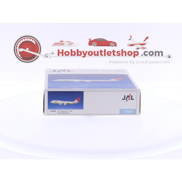 Schaal 1:500 Herpa 504058 JAL - Japan Airlines - Boeing 747-400 Reg.Nr. JA8088 #6280 - sku: 20240920091708 - Gebruikt - Nieuwstaat - Afbeelding 4