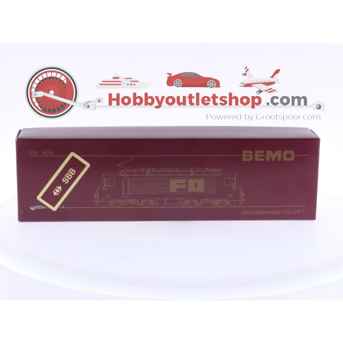Schaal H0m Bemo 1262404 elektrische locomotief HGe 4/4 II van de SBB #P194