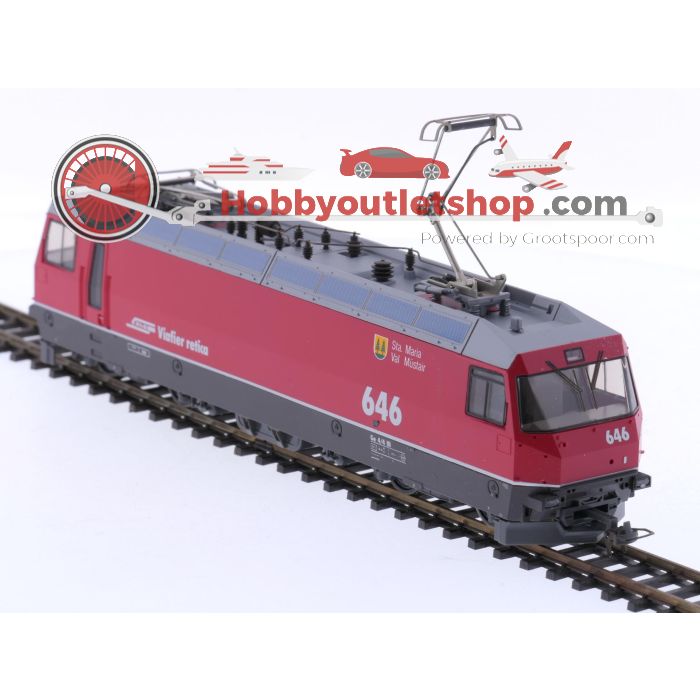Schaal H0m Bemo 1259 106 elektrische locomotief Ge 4/4 III van de RhB #P195