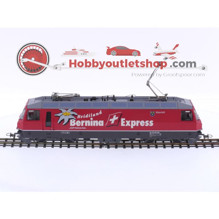 Schaal H0m Bemo 1259 111 elektrische locomotief Ge 4/4 III van de RhB #P196