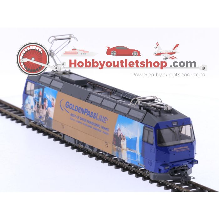 Schaal H0m Bemo 1259 322 elektrische locomotief Ge 4/4 III van de MOB #P197