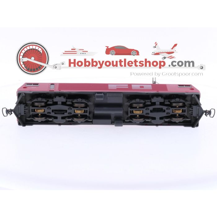 Schaal H0m Bemo 1262 207 elektrische locomotief HGe 4/4 II van de FO #P199