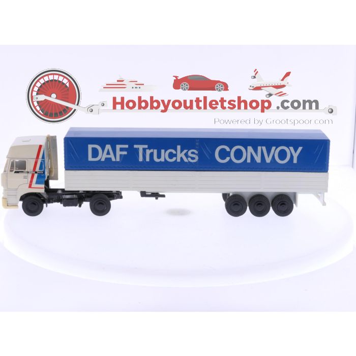 Schaal 1:50 DAF 3300 Lion Car Nr. 80 FT 3300-3600 trekker met oplegger DAF Trucks CONVOY. #6300