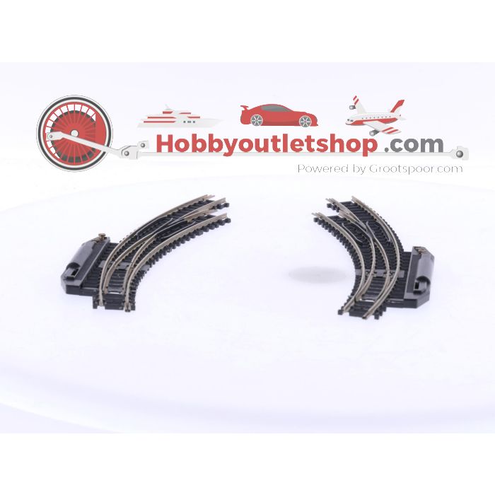 Schaal N Roco 2456 en 2457 meegebogen elektrische wissel set L+R #5985 - sku: 20240926112737 - Gebruikt - Zeer goede staat - Afbeelding 5