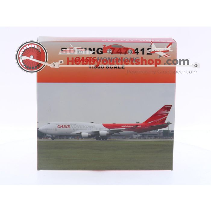 Schaal 1:500 NetModels BLFA500 Oasis Hong Kong Boeing 747-400 Reg.Nr. B-LFA #6331