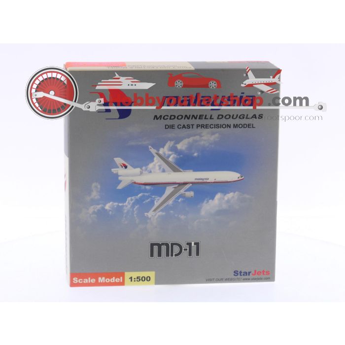 Schaal 1:500 Schuco/Star Jets SJMAS031Malaysia Airways McDonnell Douglas MD-11 Reg.Nr. N273WA #6333