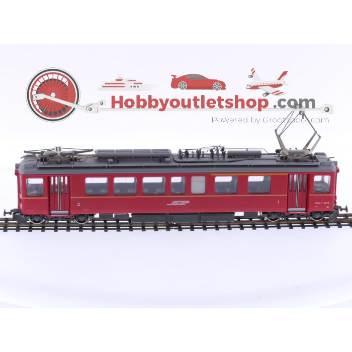 Schaal H0m Bemo 1265/2 elektrisch treinstel ABe 4/4 nr. 501-504 van de RhB #P202