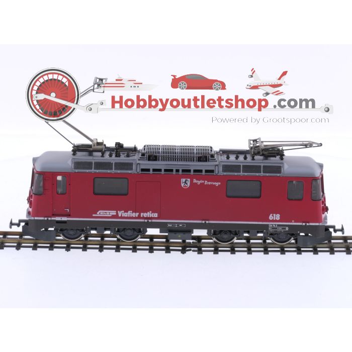 Schaal H0m Bemo 1258/118 elektrische locomotief Ge 4/4 II Nr. 611-620/ 621-633 van de RhB #P203