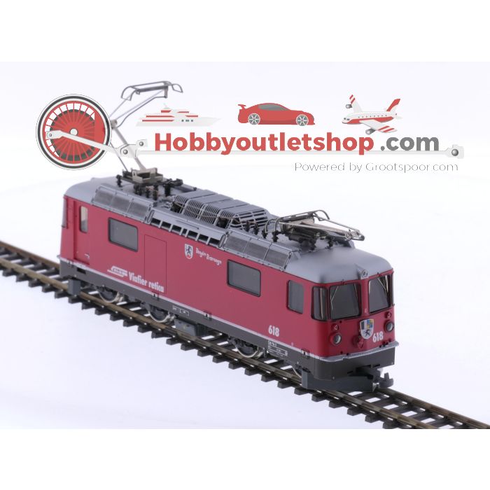 Schaal H0m Bemo 1258/118 elektrische locomotief Ge 4/4 II Nr. 611-620/ 621-633 van de RhB #P203