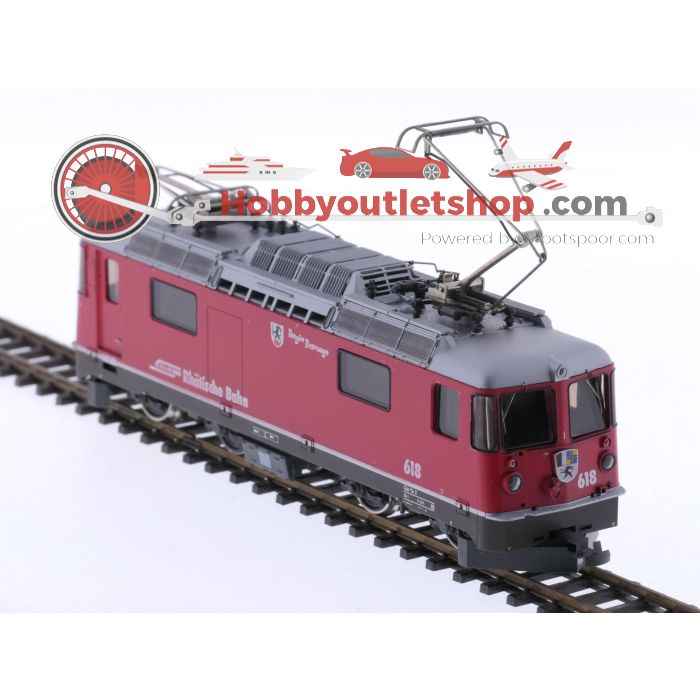Schaal H0m Bemo 1258/118 elektrische locomotief Ge 4/4 II Nr. 611-620/ 621-633 van de RhB #P203