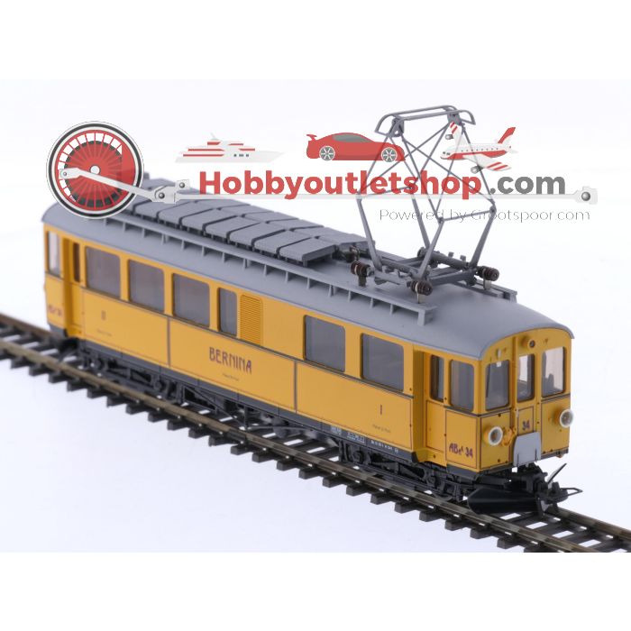 Schaal H0m Bemo 1268 164 elektrisch nostalgisch treinstel ABe 4/4 nr. 34 