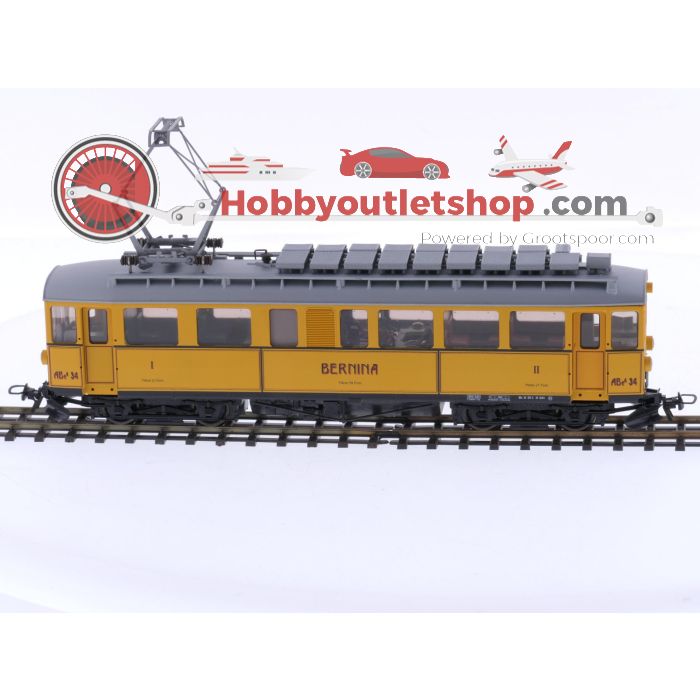 Schaal H0m Bemo 1268 164 elektrisch nostalgisch treinstel ABe 4/4 nr. 34 