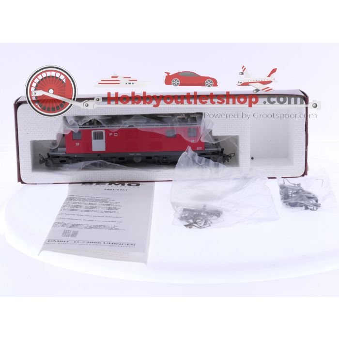 Schaal H0m Bemo 1261 217 elektrische tandwiellocomotief HGe 4/4 I van de FO #P205