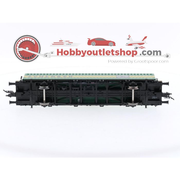 Schaal H0 Fleischmann 524001 containerwagen met container als lading set 3 st. #5748