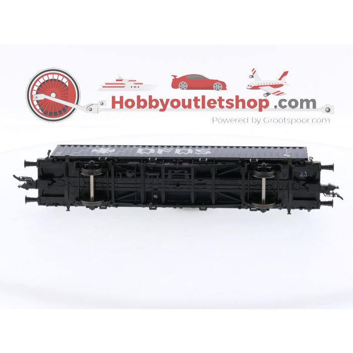 Schaal H0 Fleischmann containerwagen met container 