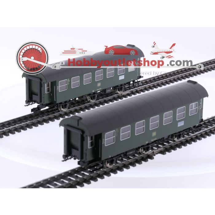 Schaal H0 Fleischmann 430005 & 566484 elektrische locomotief BR 169 met rijtuigenset van de DB #5750