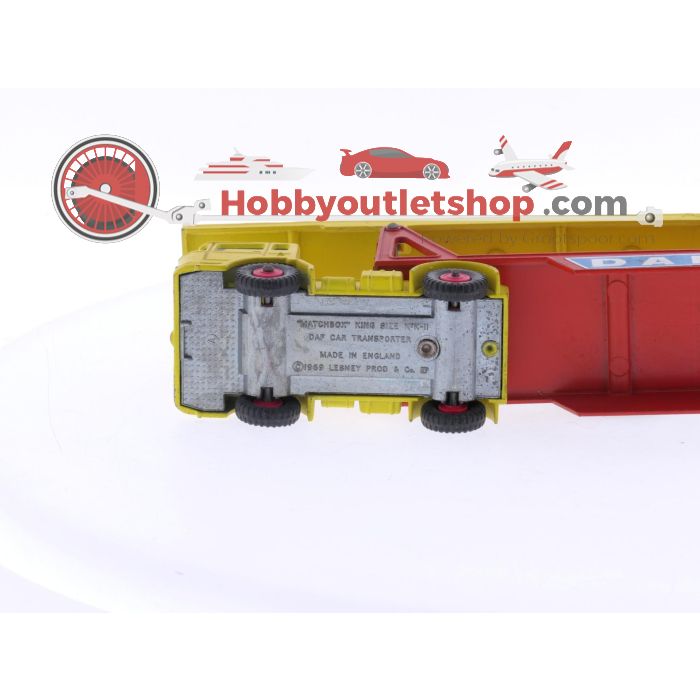 Schaal 1:60 Matchbox Kingsize K-11 DAF Car Transporter #4396