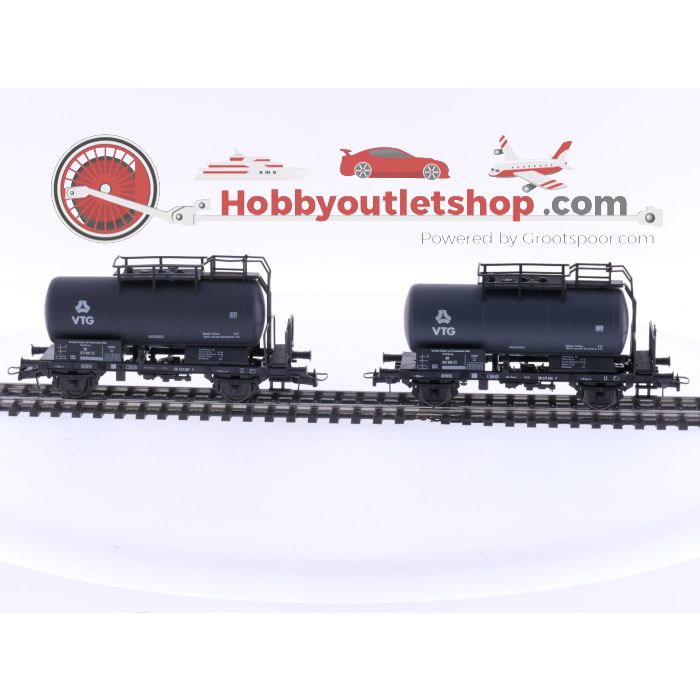 Schaal H0 Roco 4337A, 46137, 46143 & 67852 ketelwagen set 