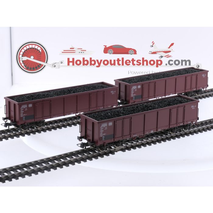 Schaal H0 Roco 66075 goederenwagen set Eaos van de DB #5754