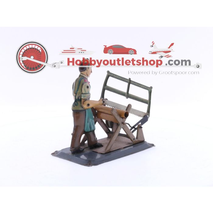 Arnold Vintage Tin Litho Steam Toy Accesory Wood Sawing #4416	