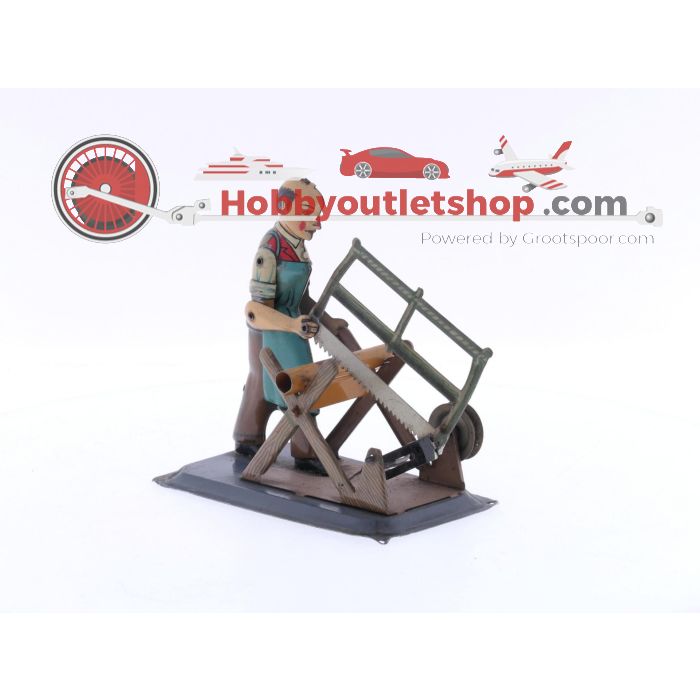 Arnold Vintage Tin Litho Steam Toy Accesory Wood Sawing #4416	